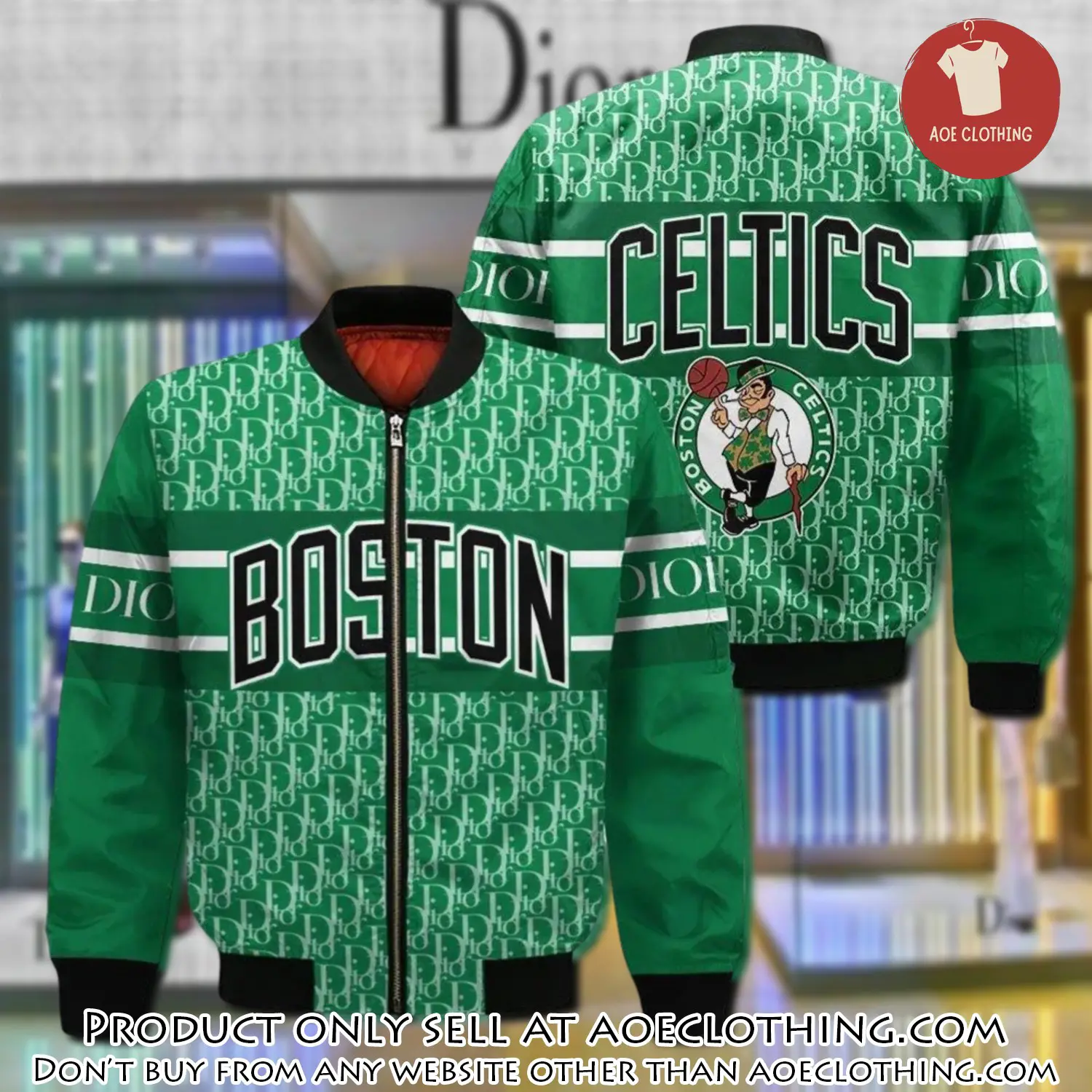Dior nba celtics jacket luxury clothing clothes outfit for men aoe0922056